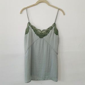 Zara Satin Lingerie Inspired Sleeveless Blouse